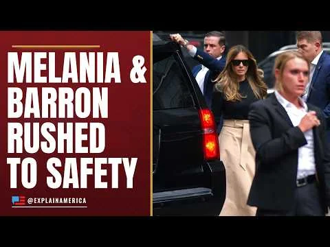 Melania And Barron Trump Rushed To Safety After A Serious Threat To Their Lives