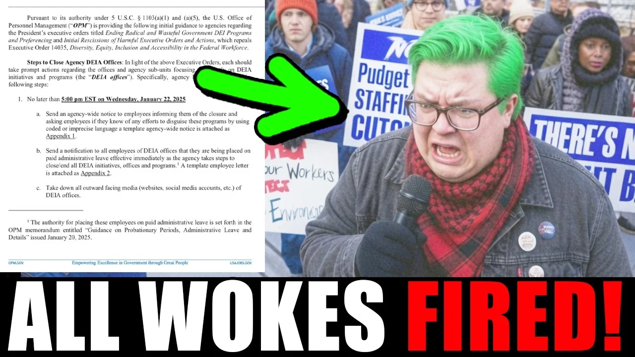 Department has ENOUGH, chooses to FIRE ALL WOKE EMPLOYEES.