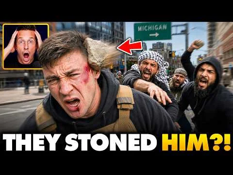Muslims STONE a Christian Activist in Michigan for BLASPHEMY! All On Camera: ‘Trying To KILL Me…’