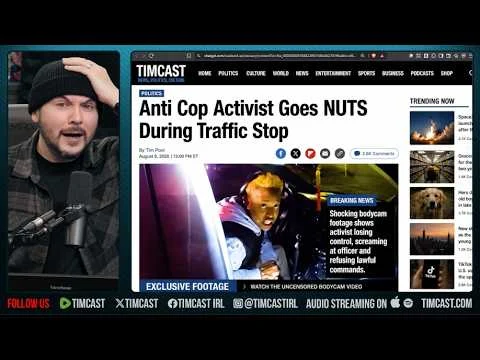 Liberal Goes INSANE, ASSAULTS Cop in Hilarious Traffic Stop, Gets Felony