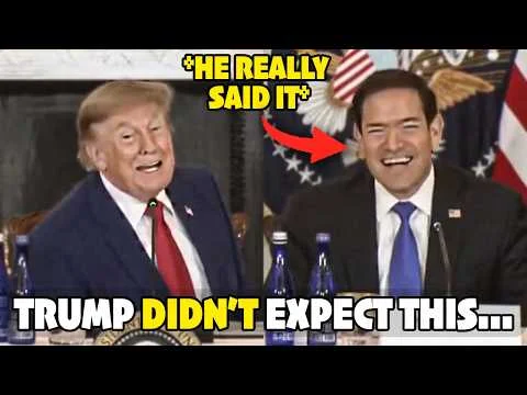 Marco Rubio just STUNNED President Trump With The Most Unexpected Line Ever