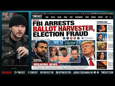 FBI ARRESTS Ballot Harvester, IT HAS BEGUN