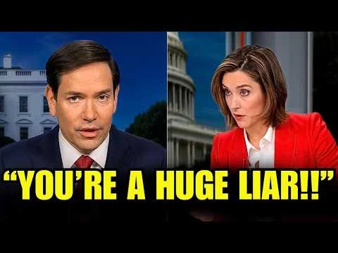 CBS Host STORMS OFF After Marco Rubio Fact Checks THIS Trump LIE on live tv