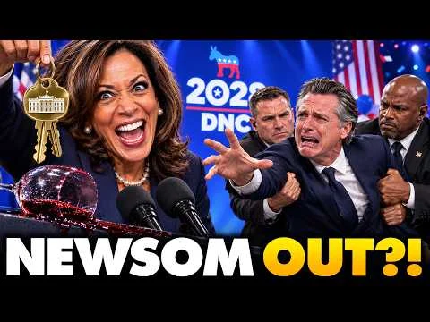 🚨Gavin Newsom DROPS OUT of 2028 Presidential Race in PANIC Move… If Kamala Runs Again ‘I’M OUT!’