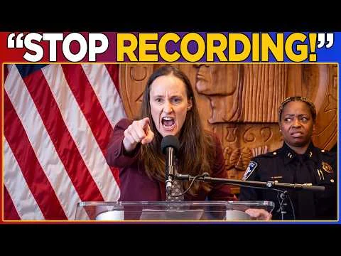 Communist Mayor HUMILIATED In HEATED Press Conference