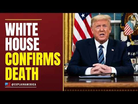 ‘OH MY GOD’ He’s Dead – White House Confirms The News