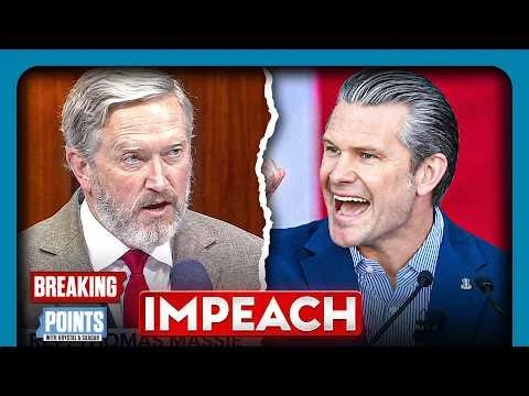 Massie Moves To IMPEACH Pete Hegseth Over Iran War